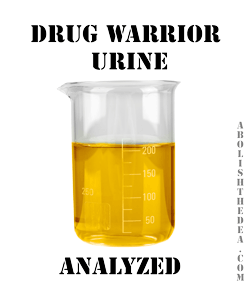 the urine of drug warriors has been found to contain bull excrement