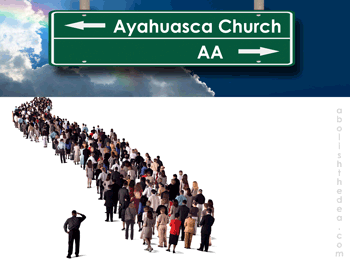Replace AA with Ayahuasca Churches