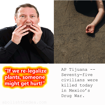 drug warriors fret about addiction of whites while causing violence around the world to non-whites and placing godsend psychoactive plant medicines out of reach to the suffering