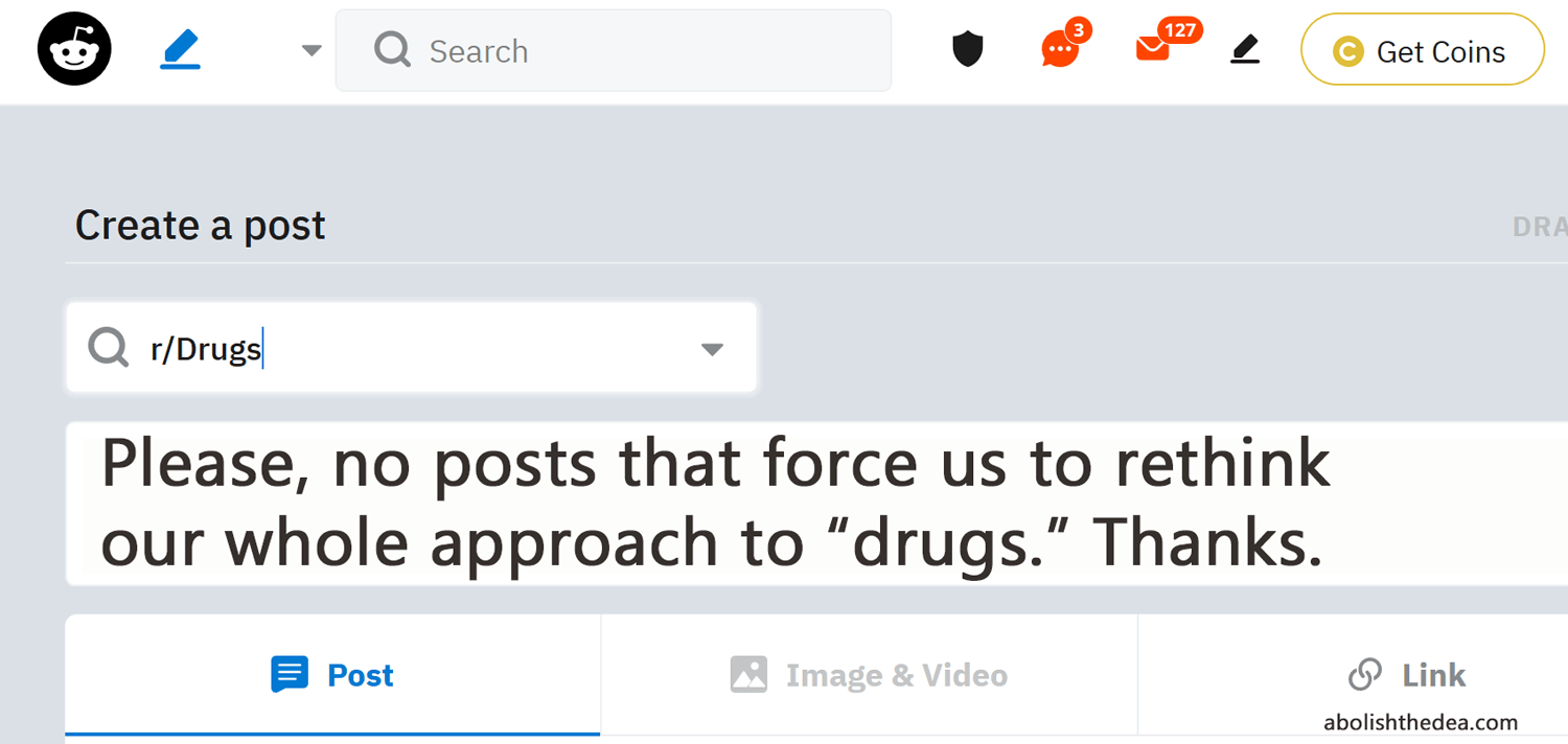 The Drugs Reddit just doesn't get it
