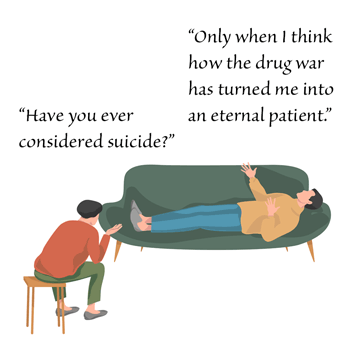 How the Drug War turned me into an eternal patient