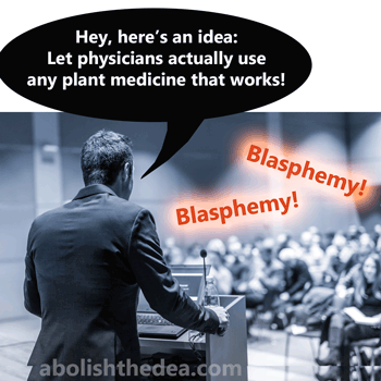 hey, here's an idea: let psychiatrists use any plant medicine that works!