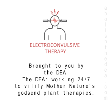 Electroshock therapy: brought to you by the DEA and America's Drug War