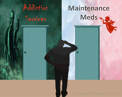 The aesthetic difference between addiction and chemical dependency