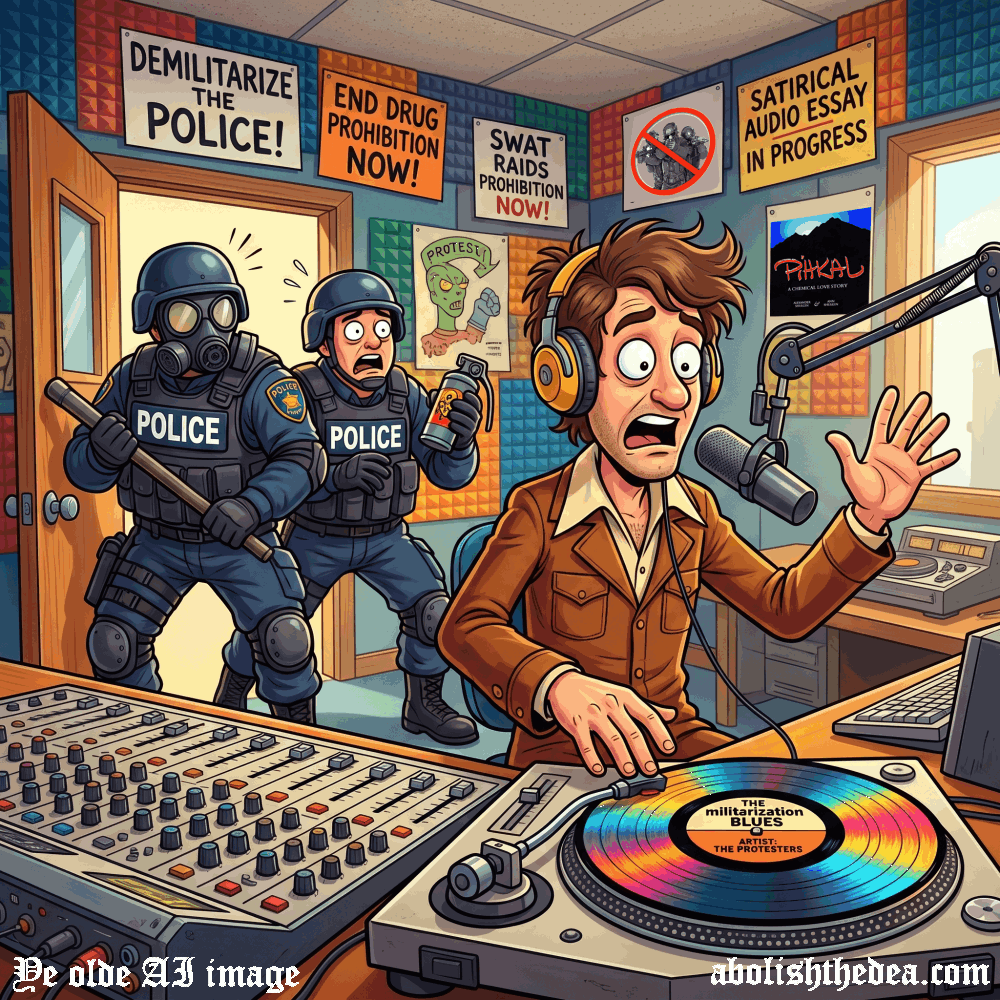 Drug War Radio! Brought to you by the Partnership for a Death Free America!