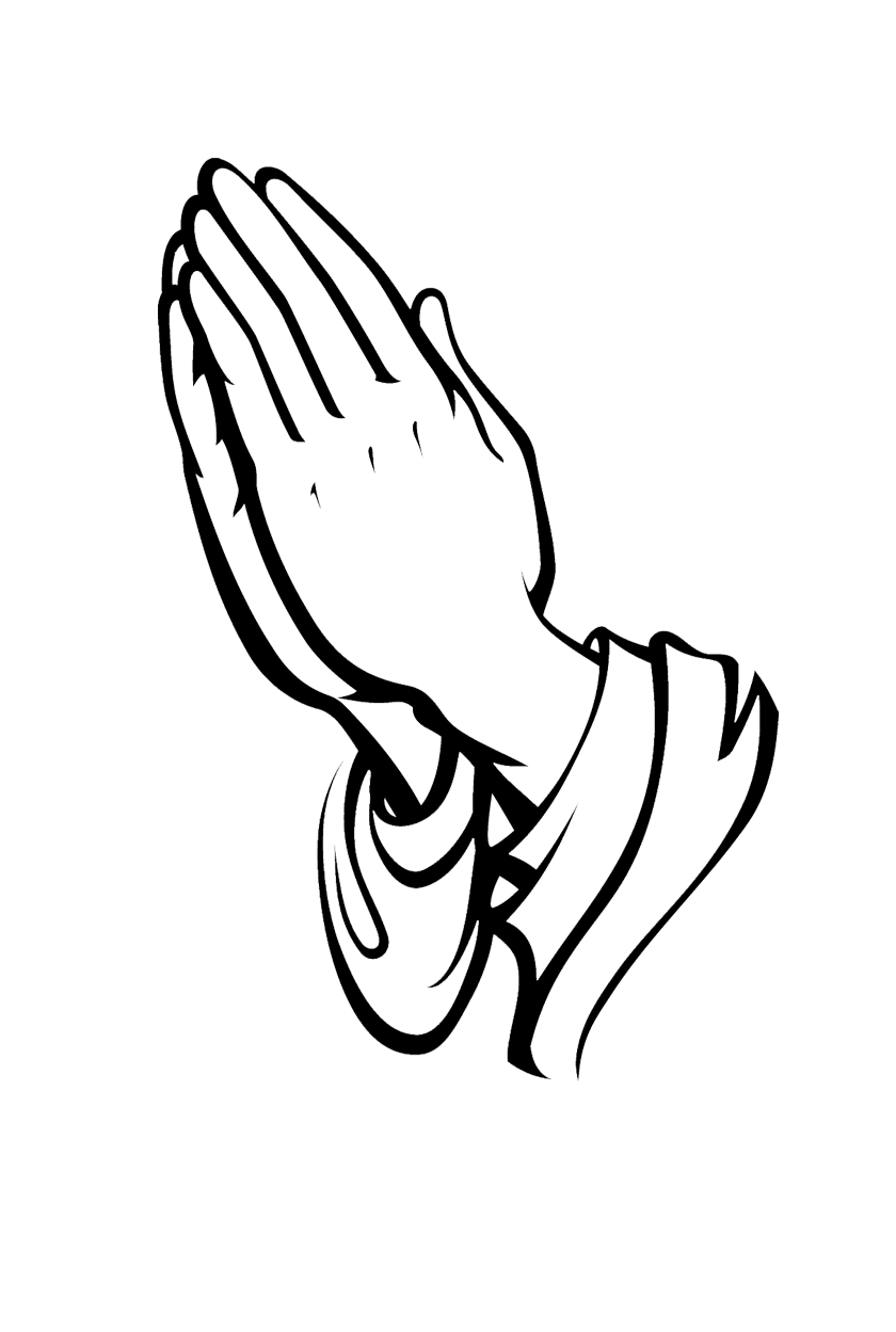 illustration of hands in prayer