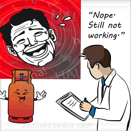 It's common sense that laughing gas could help the depressed, but scientists pretend not to know that. (abolishthedea.com)