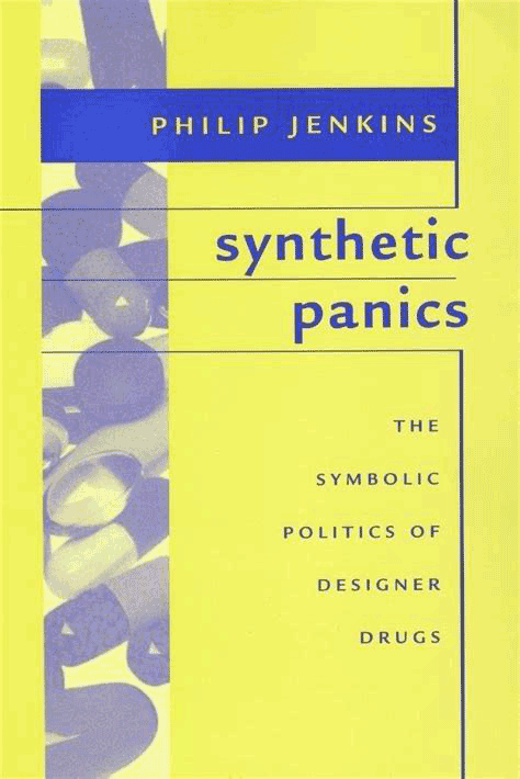 Find out how the DEA works with the media to manufacture public hysteria over drugs. Read Synthetic Panics: The Symbolic Politics of Designer Drugs, by Philip Jenkins (from the Drug War Philosopher at abolishthedea.com) Front cover of Synthetic Panics: The Symbolic Politics of Designer Drugs, by Philip Jenkins
